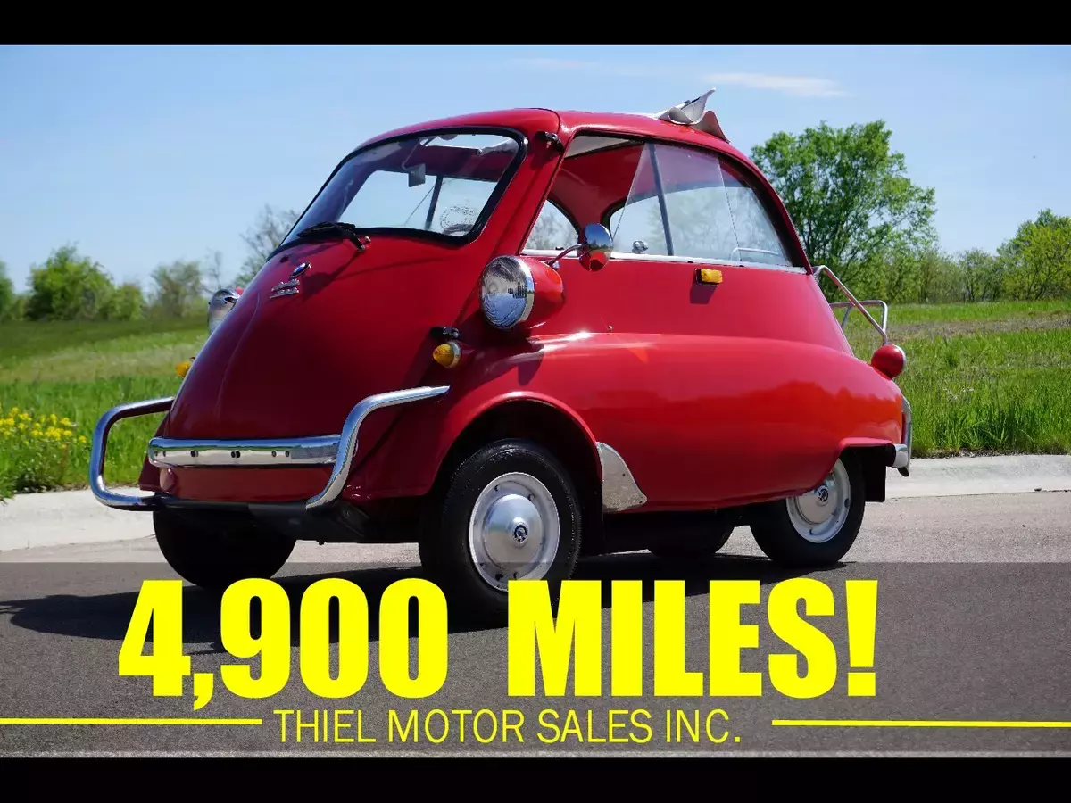 VERY RARE 1957 BMW Isetta 300 Deluxe MUSEUM CAR 4,900 MILES! 1957 BMW Isetta 300 Deluxe