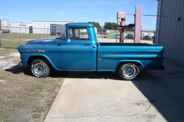 Very Rare 1959 Chevrolet Apache Fleet Side Pickup, V8 Engine w/ Automatic Trans 1959 Chevrolet Other Pickups Short Bed Fleet Side