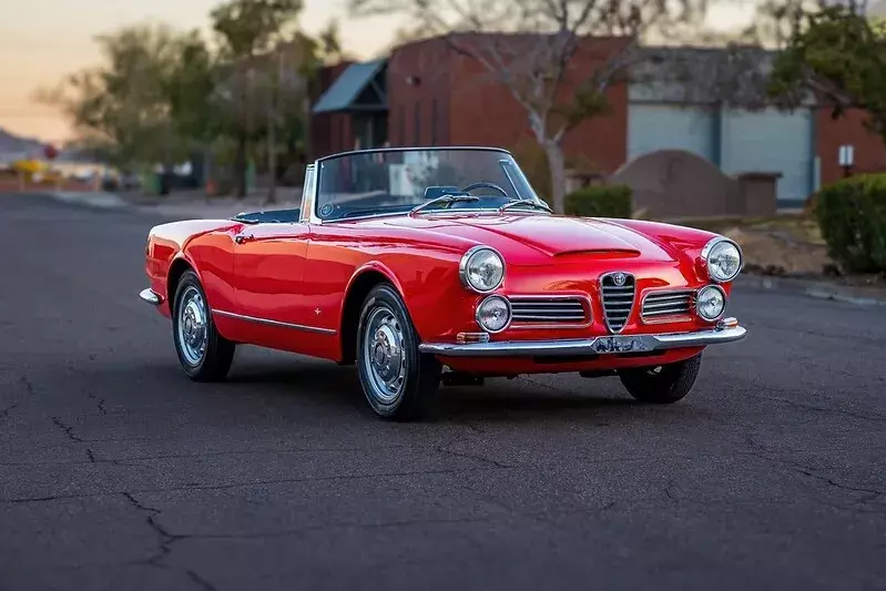 Very rare 1964 Alfa Romeo 2600 Touring Spider recent major service Red/ Black 1964 Alfa Romeo Other