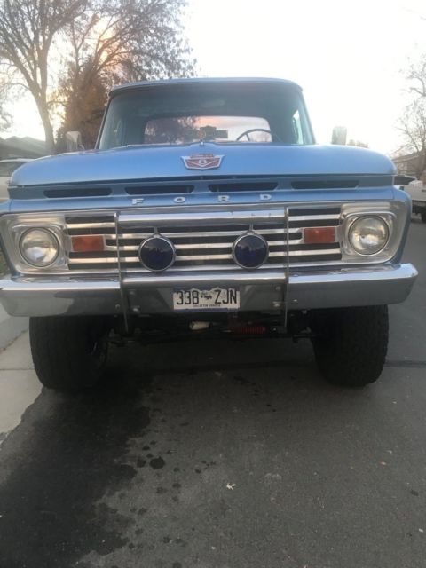 1966 Ford F-100 Blue - photo 6