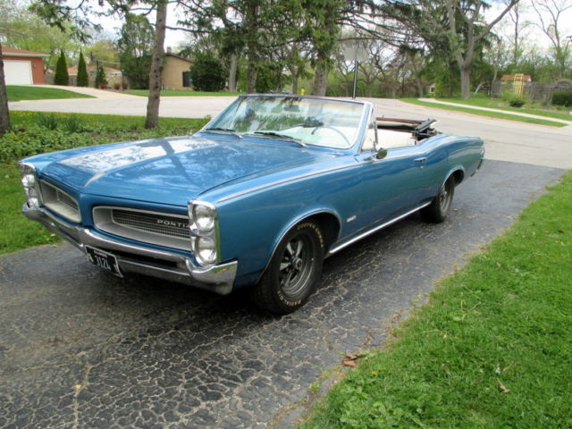 Very Rare 1966 Pontiac Tempest Convertible Sprint 6 Rust Free Beauty 1966 Pontiac GTO Tempest