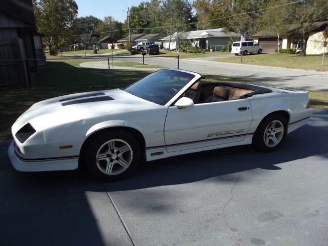 VERY RARE 1990 IROC Z CONVERTIBLE last year only 1,294 built 1990 Chevrolet Camaro IROC