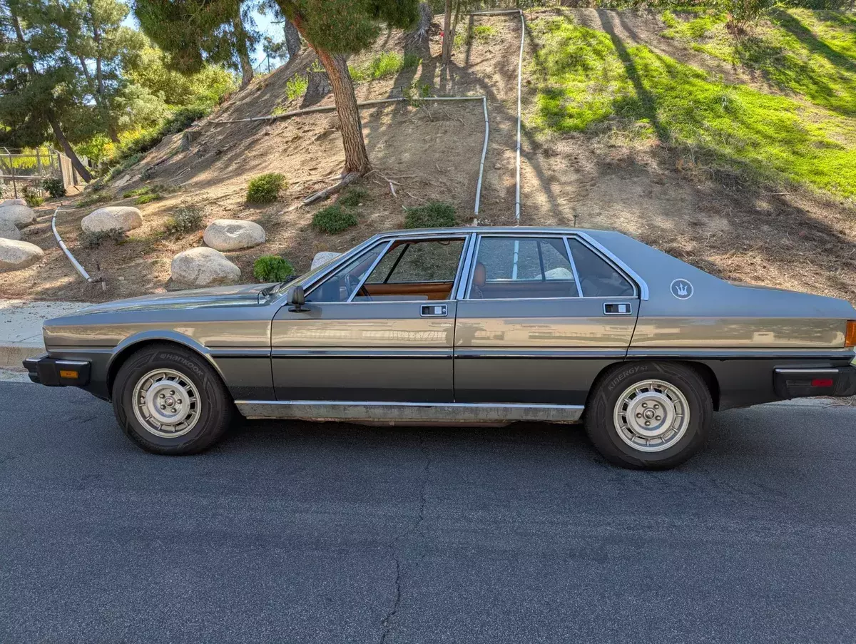 Very rare find 1985 Maserati Quattroporte Original Condition ZAMBC110XFA305248 1985 Maserati Quattroporte