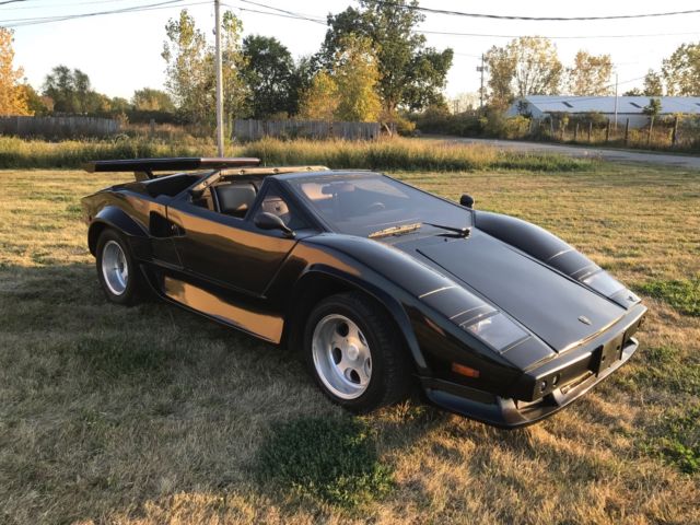 Very Rare Lamborghini Countach Replica Kit Car Cost $65,000 To Build!! SBC 350 1990 Lamborghini Countach