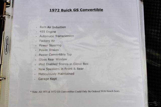 1972 Buick Gran Sport VERY RARE 455 A/C - photo 7