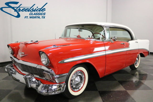 VERY SHARP & STYLISH '56 CHEVY IN ORIG CONFIGURATION! 265 V8, POWERGLIDE, NICE! 1956 Chevrolet Bel Air/150/210 4 Door Hardtop