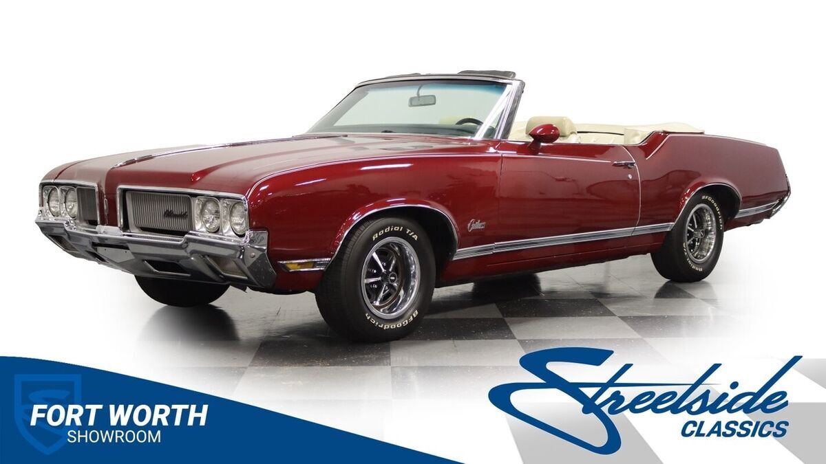 Very Sharp Drop Top Cruiser! Rebuilt 350 Rocket V8, Auto, A/C, PS/PB w/ Frt Disc 1970 Oldsmobile Cutlass Supreme Convertible