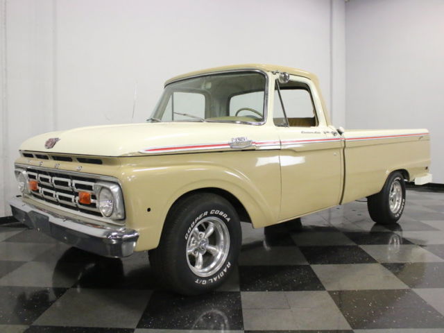 VERY SHARP FORD PICK-UP! 292 V8, AUTO, A/C, FACTORY CORRECT COLORS, SOLID DRIVER 1964 Ford F-100