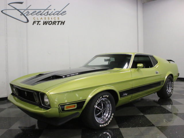VERY SHARP MACH 1 W/ STRONG RUNNING 351 CLEVELAND V8, AUTO, PS. PWR FRONT DISCS 1973 Ford Mustang