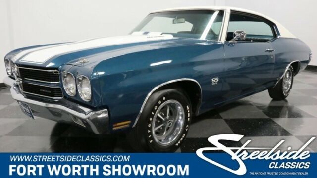 Very Sharp SS! Numbers Match L48 350/300hp V8, Auto, Correct Fathom Blue, Nice! 1970 Chevrolet Chevelle SS