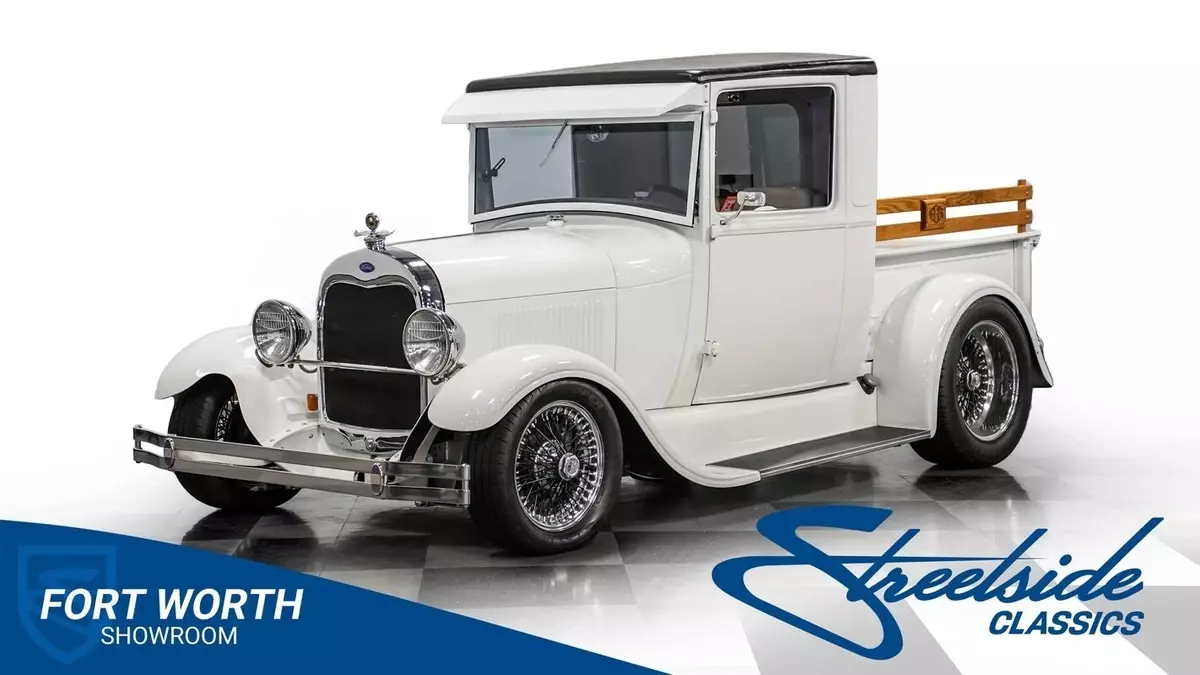 Very Sharp Steel Body Ford! 350 V8, 700R4 Auto, Pwr Disc Brks, Jag Rear End, Wir 1928 Ford Model A Pickup Streetrod