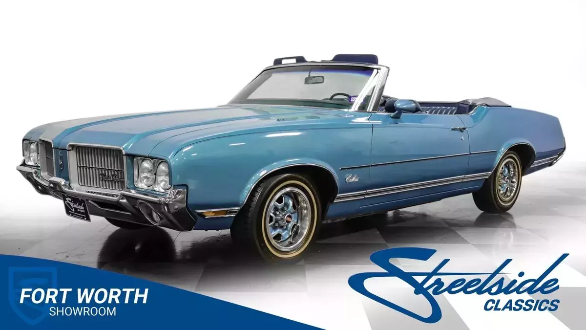 Very Sharp Survivor w/ Repaint! Numbers Match 350 Rocket V8, Auto, Factory A/C, 1971 Oldsmobile Cutlass Supreme Convertible