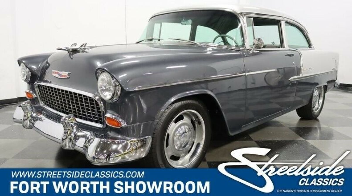 Very Sharp Tri-5! 383 Stroker, Holley Sniper EFI, Auto, PS, Pwr Disc Brakes, A/C 1955 Chevrolet Bel Air/150/210