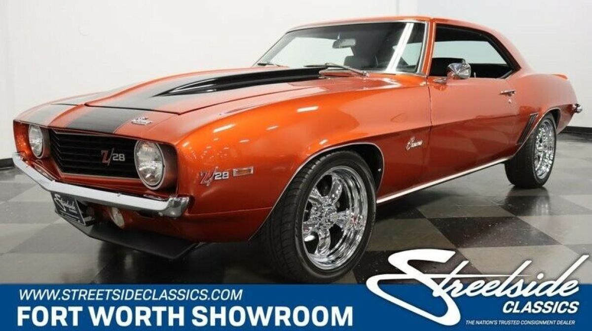 Very Sharp w/ Strong 454 V8, Auto, Pwr Steer/Brakes, Front Disc, Great Colors! 1969 Chevrolet Camaro