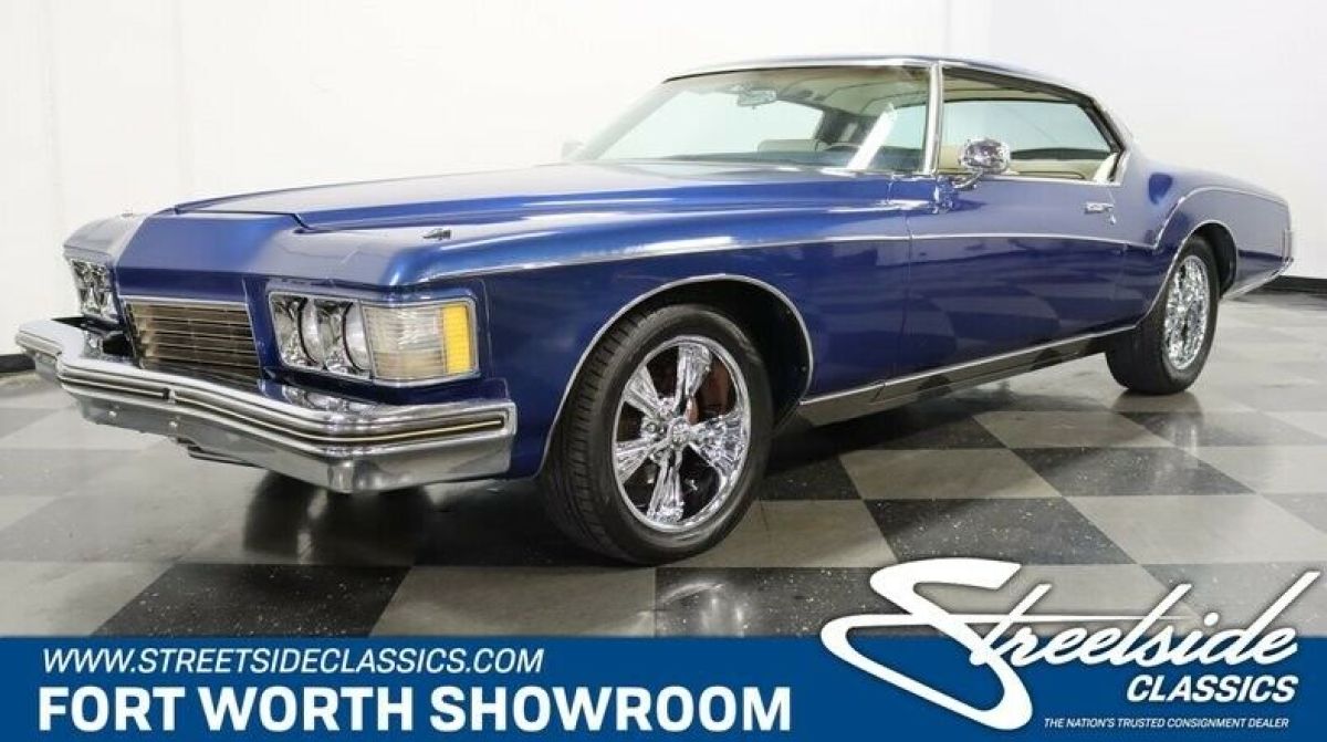 Very Slick Boat Tail Riv! Beautiful Colors, 455 V8, Auto, A/C, Runs/Drives Great 1973 Buick Riviera