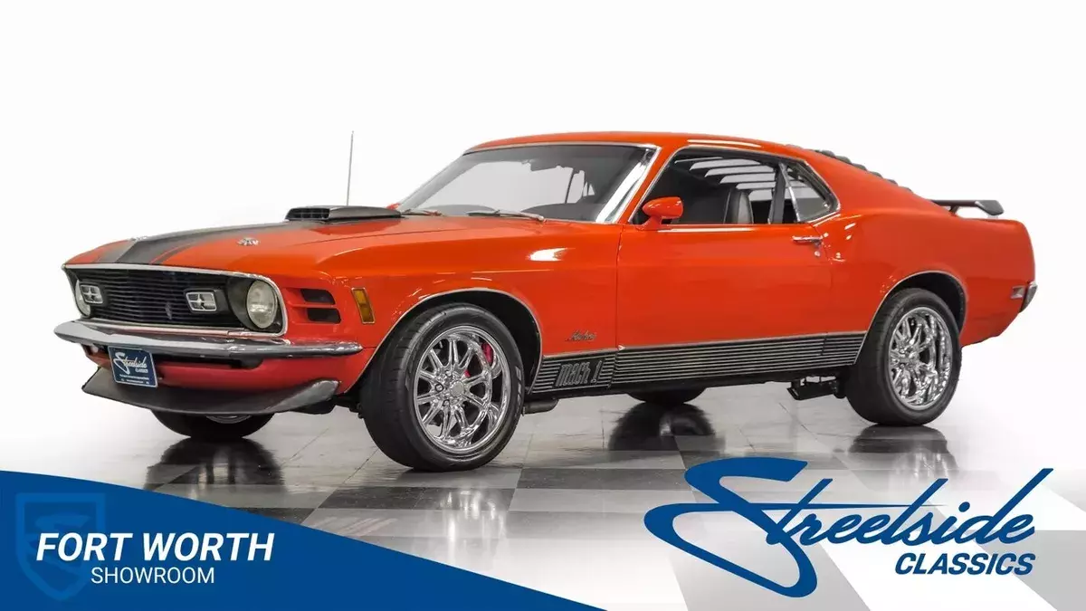 Very Slick Mach 1 in Factory Colors! Rebuilt 351C w/ EFI, 5 Spd Manual, A/C, Mar 1970 Ford Mustang Mach 1