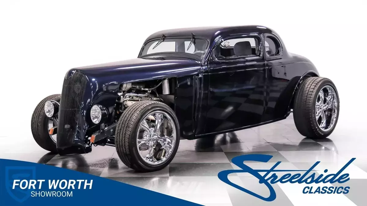 Very Slick Steel Street Rod! Supercharged 350 V8, Auto, A/C, Front Disc Brks, Co 1936 Plymouth 5-Window Coupe