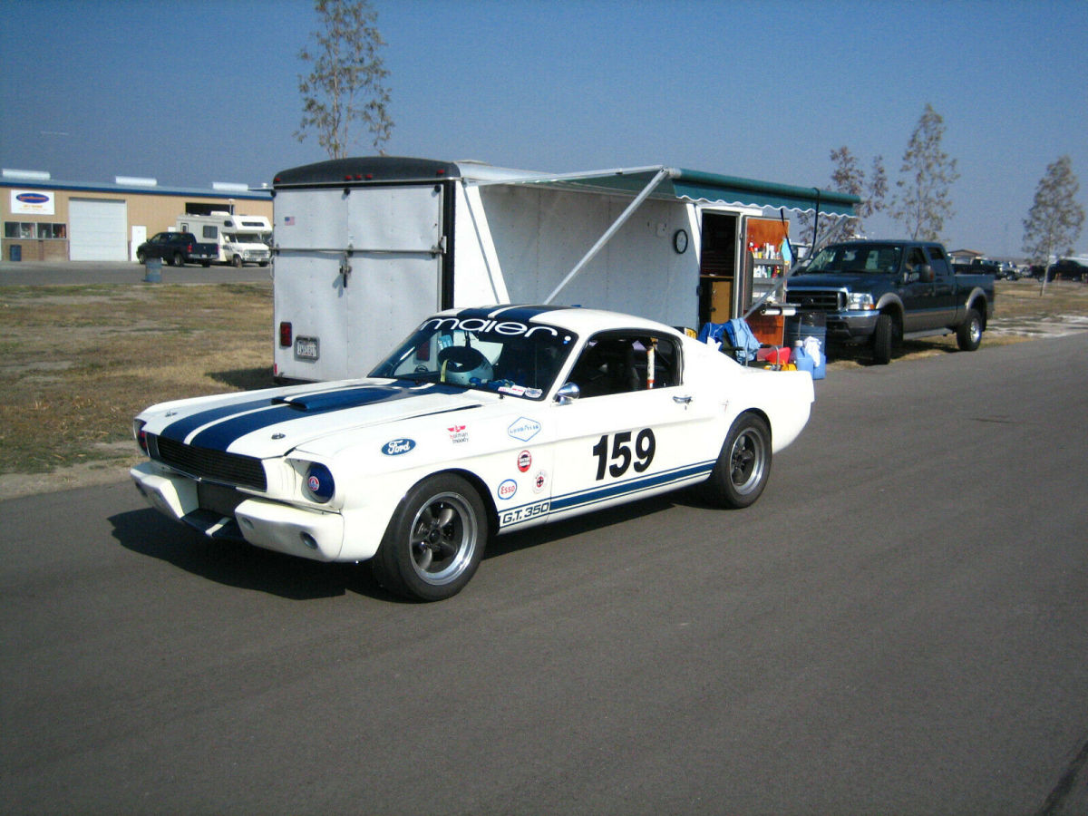 1966 Ford Mustang Race Car along with a 2000 Wells Cargo Trailer - photo 2
