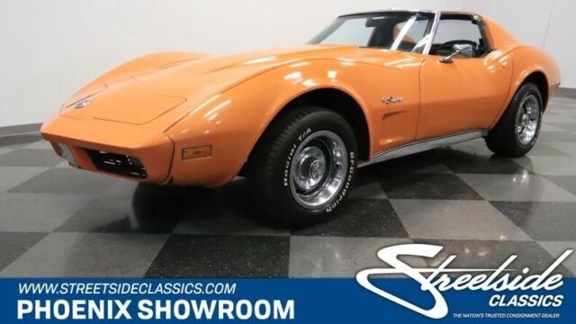 Vette SBC V8 Auto TH400 Classic Vintage Collector Chevy Orange Black Sting Ray R 1974 Chevrolet Corvette Stingray