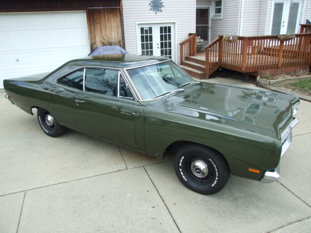 VIN Last 6 on Engine, Radiator Support, Quarter Panel and Build Sheet, Air 1969 Plymouth Road Runner " Air Grabber"