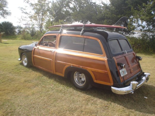 Vintage 1949 Ford Custom Woody Wagon Woodie Surf Mercury Hot Rod Race V8 Beach 1949 Other Makes