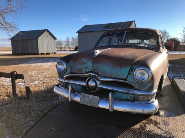 Vintage 1950 Ford 4 Door Custom Flathead V-8 1950 Ford 4 Door Sedan Custom