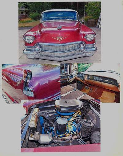 Vintage 1956 Cadillac Coupe deVille 1956 Cadillac DeVille Chrome
