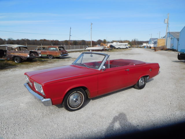 Vintage 1966 Plymouth Valiant Convertible Barracuda Rag Top Mopar Dodge Crysler 1966 Plymouth Other Valiant