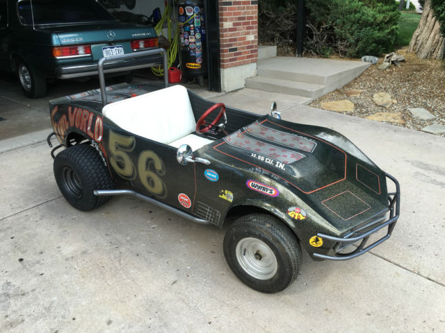 Vintage 1968 427 Corvette Go Cart Amusement Park Ride carnival race L88 LT1 1970 1969 Chevrolet Corvette