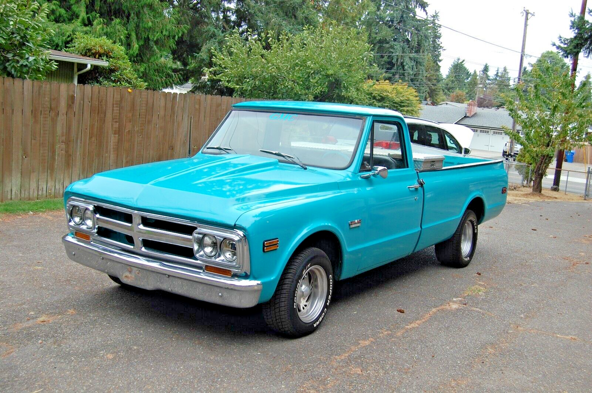 vintage 1968 GMC pickup truck rebuilt running gear cowl hood many other updates 1968 GMC c-10