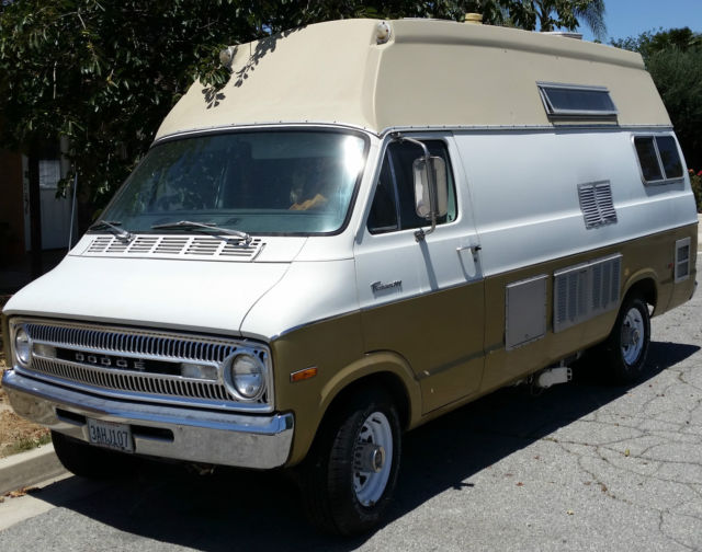 Vintage 1971 Dodge Tradesman 300 318 Factory Air Sundial Van Conversion 1971 Dodge Tradesman