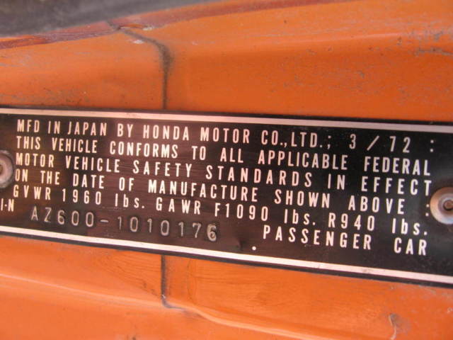 1972 Honda AZ600 Coupe - photo 6