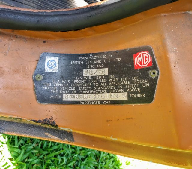 1974 MG MGB Convertible - photo 12