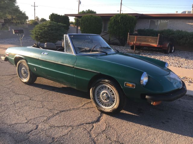 Vintage 1979 Alfa Romeo Spider Veloce 2000 - Complete - Project or Parts Car 1979 Alfa Romeo Spider
