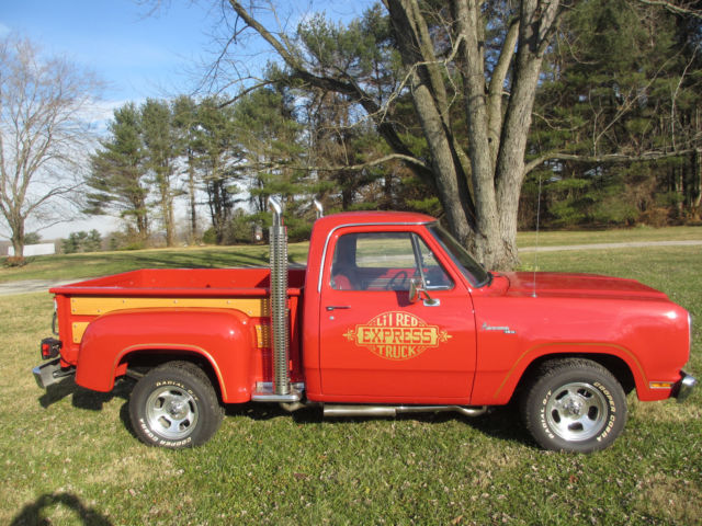 VINTAGE 1979 DODGE LIL RED EXPRESS PICK UP TRUCK - TROPHY WINNER 1979 Dodge Other Pickups LIL RED EXPRESS