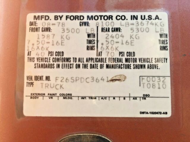 1979 Ford F-250 4X4 Ranch Truck - photo 10