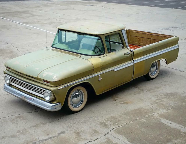 VINTAGE CHEVY BIG WINDOW HAULER FLEETSIDE RAT HOT ROD CUSTOM PICKUP TRUCK PATINA 1963 Chevrolet C-10 BIG WINDOW CUSTOM CAB