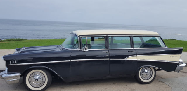 Vintage Classic 1957 CHEVROLET 210 TOWNSMAN LONGROOF WAGON 57 Chevy V8 Powered 1957 Chevrolet Bel Air/150/210 210