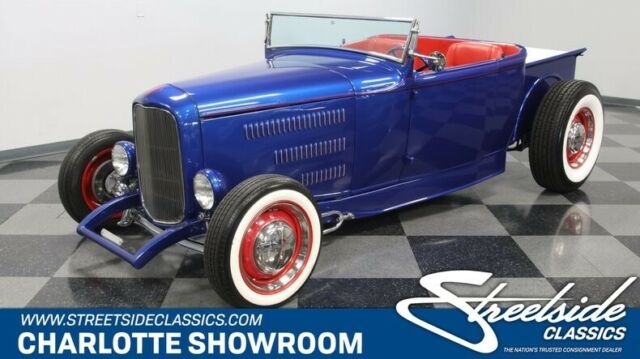 vintage classic chrome white walls red white blue Auto Meter sbc 1931 Ford Other Pickups --