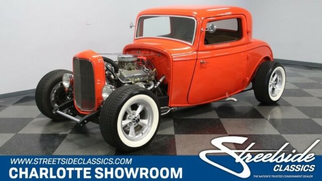 vintage classic deuce white walls hot street rod orange tan American Graffiti 1932 Ford Other Coupe