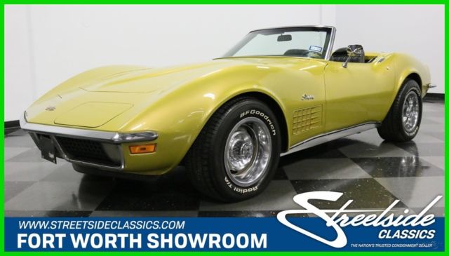 vintage classic vette c3 350 v8 auto convertible chevy chrome bumpers 1971 Used 1971 Chevrolet Corvette Convertible