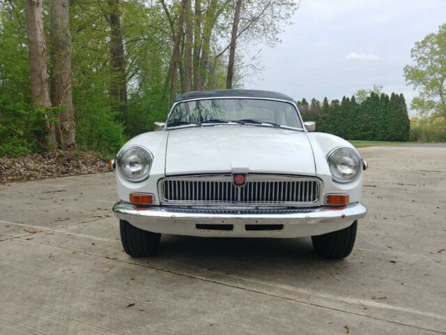 Vintage MGB Roadster - Chrome Bumpers with Rare Factory Hardtop 1973 MG MGB Convertible