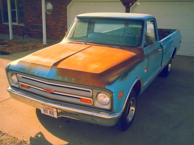 Vintage patina original - shop truck, rat rod, classic or customize potential !! 1968 Chevrolet C-10