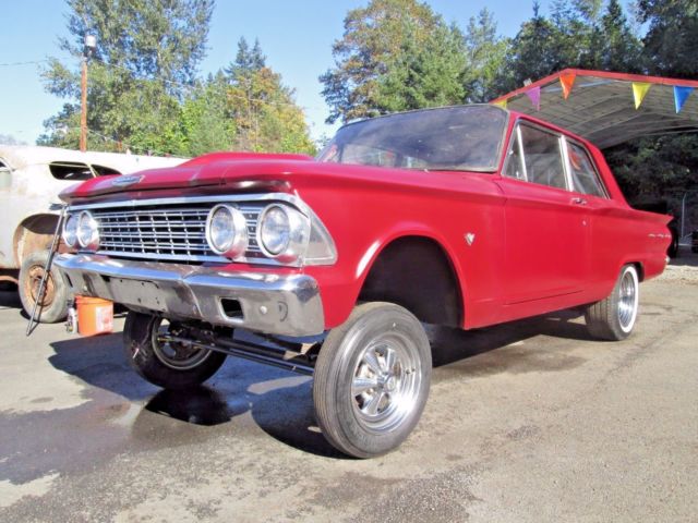 Vintage Style Gasser Straight Axle Race Car Old School Project No Reserve LOOK! 1962 Ford Fairlane 2 Door