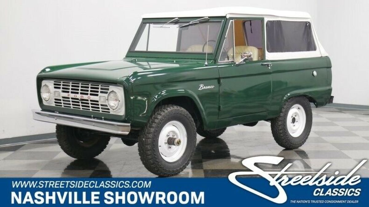 vintage SUV early classic Bronco four by four 4x4 1967 Ford Bronco 4X4
