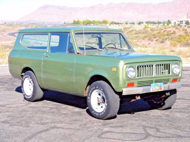 Vintage Two Owner All Stock Runs & Drives Great V8 Auto AC PS PB Highly Optioned 1973 International Harvester Scout II 4X4