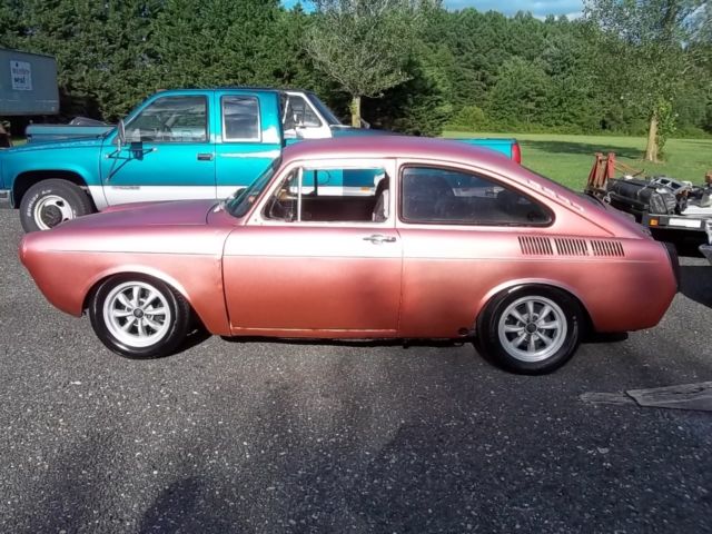 Volkswagen 1972 type 3 fastback 1600 dual port type 1 engine Empi spoke wheels 1972 Volkswagen Type III