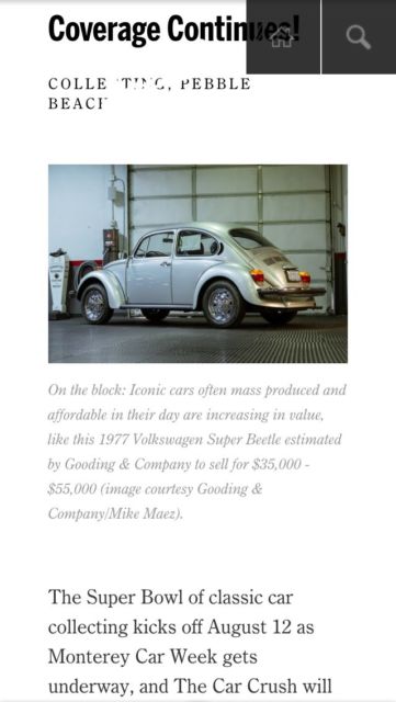 1977 Volkswagen Beetle - Classic - photo 8