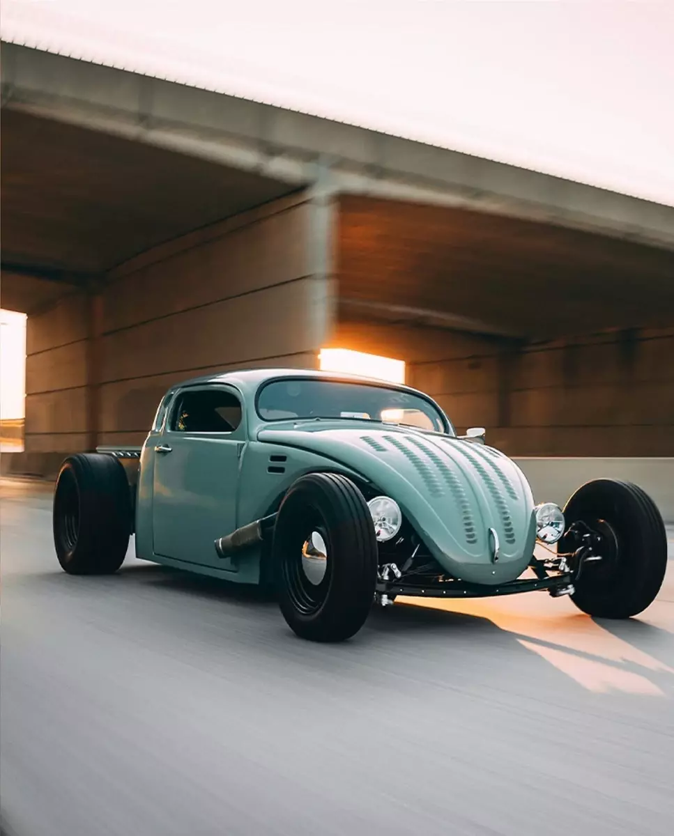 Volkswagen Beetle Hot Rod Truck Volksrod V8 Bagged 1969 Volkswagen Beetle - Classic