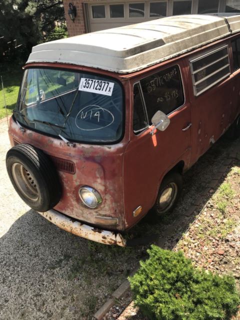 Volkswagen bus Westfalia 1971 VW vW Transporter vanagon van Camper 1971 Volkswagen Bus/Vanagon
